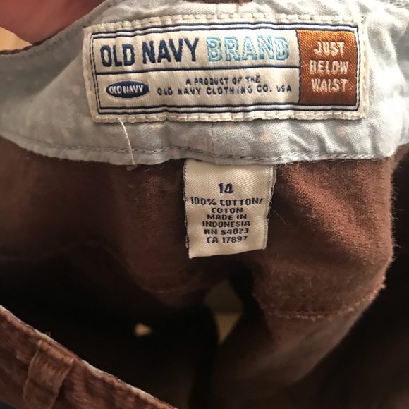 Old navy size 14 corduroy brown mid skirt - Picture 3 of 3